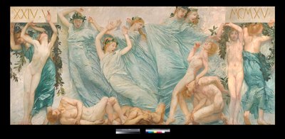 Diptych: Risveglio by Giulio Aristide Sartorio