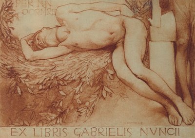 Ex Libris Card for Gabriel d