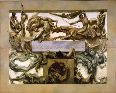 Le Tenebre from the Cycle The Poem of Human Life by Giulio Aristide Sartorio