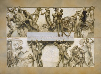 Love, from the Cycle of Human Life by Giulio Aristide Sartorio