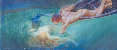 Mermaid or Green Abyss, c.1900 by Giulio Aristide Sartorio