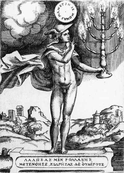 Hermes, 1555 by Giulio Bonasone