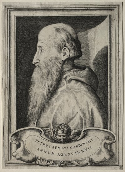 Portrait of Cardinal Pietro Bembo by Giulio Bonasone