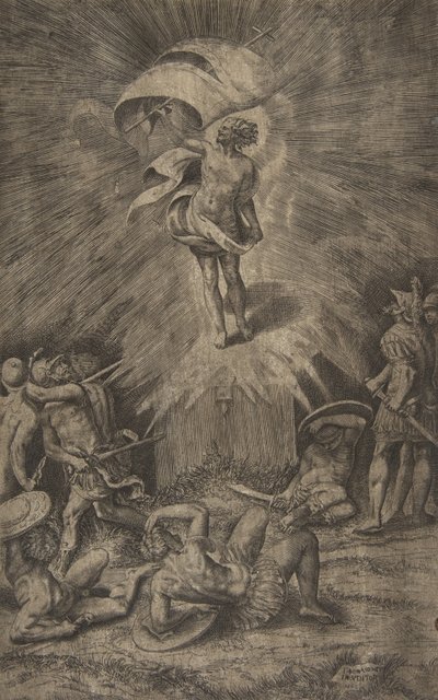 The Resurrection of Christ by Giulio Bonasone