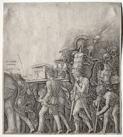 The Triumphs of Caesar: The Corselet Bearers by Giulio Campagnola