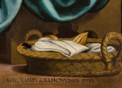 Chapel of the SS Sacrament, Second Span North Side, Last Supper (detail) by Giulio Campi