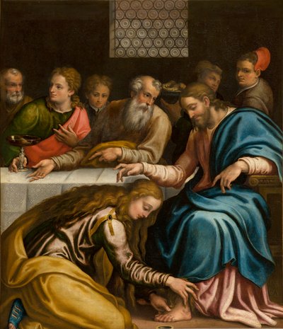 Chapel of the SS Sacramento, Giulio Campi, Dinner in Simon