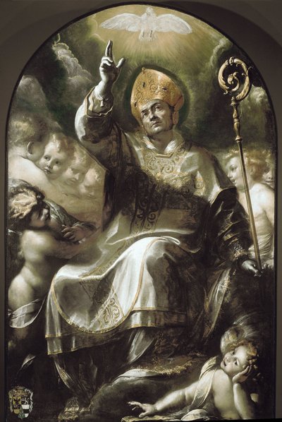 St Charles Borromeo in Glory by Giulio Cesare Procaccini
