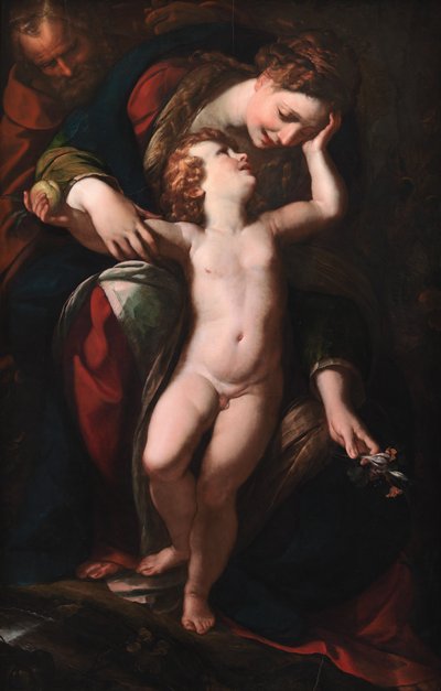 The Holy Family. The Rest on the Flight into Egypt by Giulio Cesare Procaccini