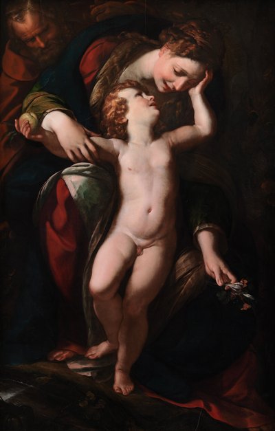 The Holy Family. The Rest on the Flight into Egypt by Giulio Cesare Procaccini