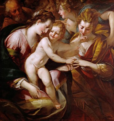 The Mystical Marriage of Saint Catherine by Giulio Cesare Procaccini