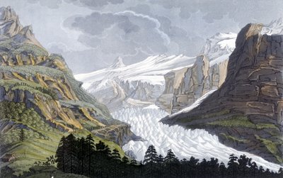 Glacier de Grindelwald en Suisse - in 