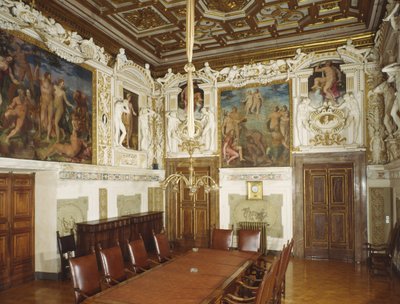 Hall of the Four Seasons by Giulio Mazzoni