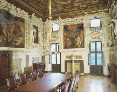 Hall of the Four Seasons by Giulio Mazzoni