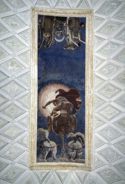 Ceiling of the sun room of the Palace of Té in Mantua by Giulio Romano