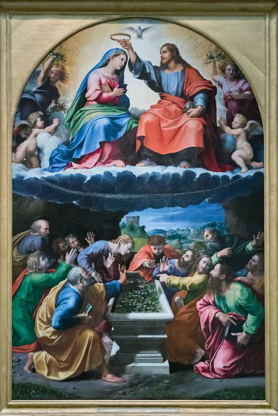 Crowning of the Virgin, called "Madonna of Monteluce" by Giulio Romano