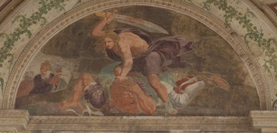 David Slaying Goliath by Giulio Romano