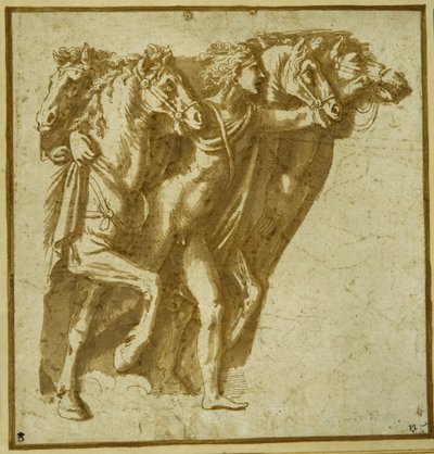 Dawn: Apollo with the Horses of the Sun by Giulio Romano