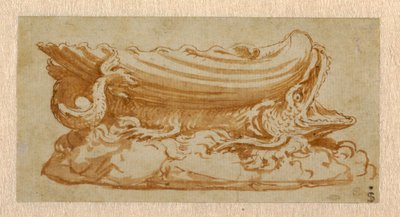 Design for a Saltcellar by Giulio Romano