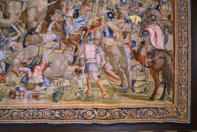 The Acts of Scipio: The battle at Zama. 1523-1532 (detail) by Giulio Romano
