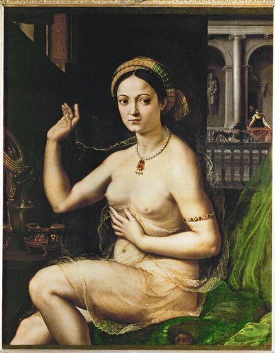 Lady at Her Toilet by Giulio Romano