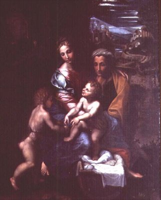 Madonna and Child with St. Anne and St. John the Baptist by Giulio Romano