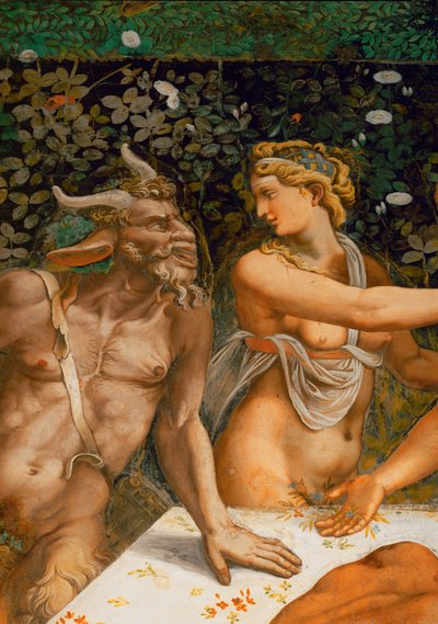 Nymph and Satyr by Giulio Romano