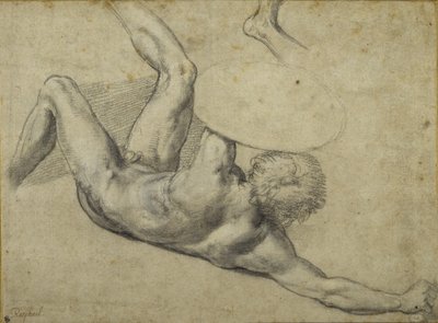Study for warrior fallen in 