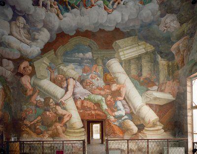 The Fall of the Giants by Giulio Romano
