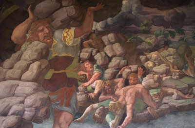 The Fall of the Giants, Sala dei Giganti by Giulio Romano