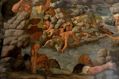 The Fall of the Giants by Giulio Romano