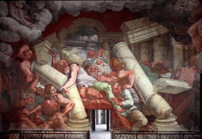 The Fall of the Giants by Giulio Romano
