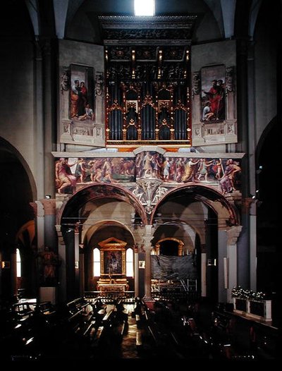 View of the organ by Giulio Taraschi