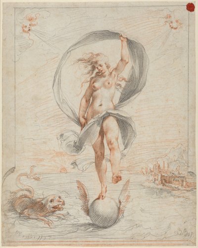 Allegorical Figure, probably c.1588 by Giuseppe (1568-1640) Cesari