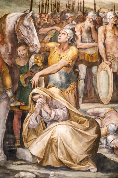 Battle between Horatii and Curiatii (detail) by Giuseppe (1568 1640) Cesari