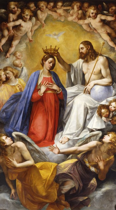 Coronation of the Virgin by Giuseppe Cesari