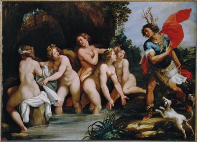 Diana and Actaeon by Giuseppe (1568-1640) Cesari