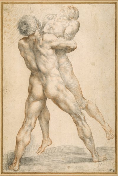 Hercules wrestling with Antaeus by Giuseppe Cesari