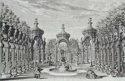Design for entertainment in a garden, from 