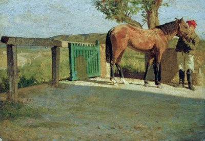 The Little Horse, c.1867 by Giuseppe Abbati
