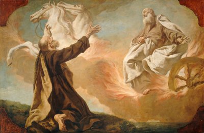 Elijah Taken Up in a Chariot of Fire, c.1740-1755 by Giuseppe Angeli