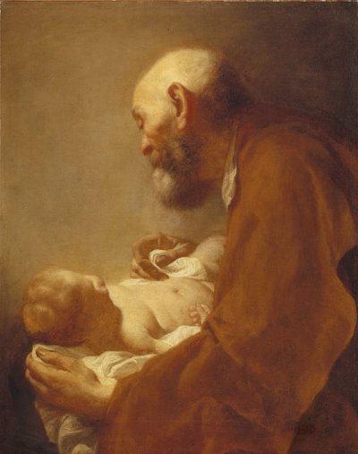 Saint Simon with the Christ Child by Giuseppe Angeli