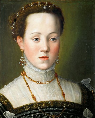 Archduchess Anna of Austria, Queen of Spain by Giuseppe Arcimboldo
