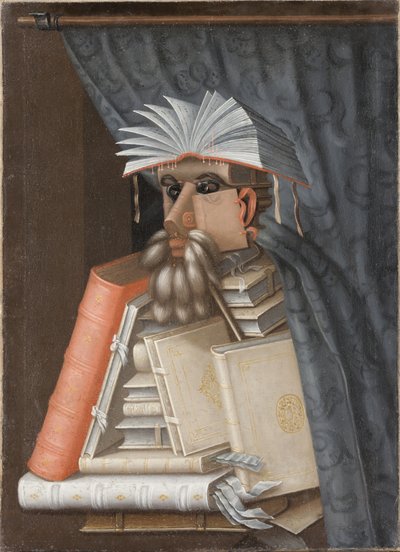 The Librarian by Giuseppe Arcimboldo