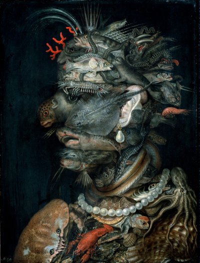 Water by Giuseppe Arcimboldo (1527-1593) 1566 Vienna, Kunsthistorisches Museum by Giuseppe Arcimboldo
