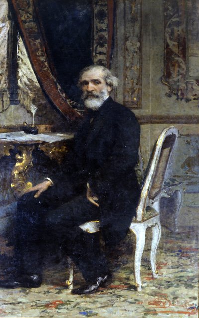 Portrait of Giuseppe Verdi by Giuseppe Barbaglia