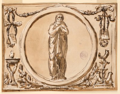 Decoration of a Panel by Giuseppe Barberi