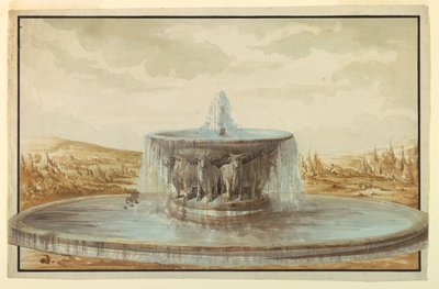 Design for a Fountain by Giuseppe Barberi