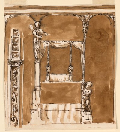 Project for the Decoration of a Bed Alcove by Giuseppe Barberi