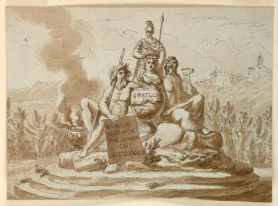 Sepulchral Monument for Poet Maria Maddalena Morelli by Giuseppe Barberi